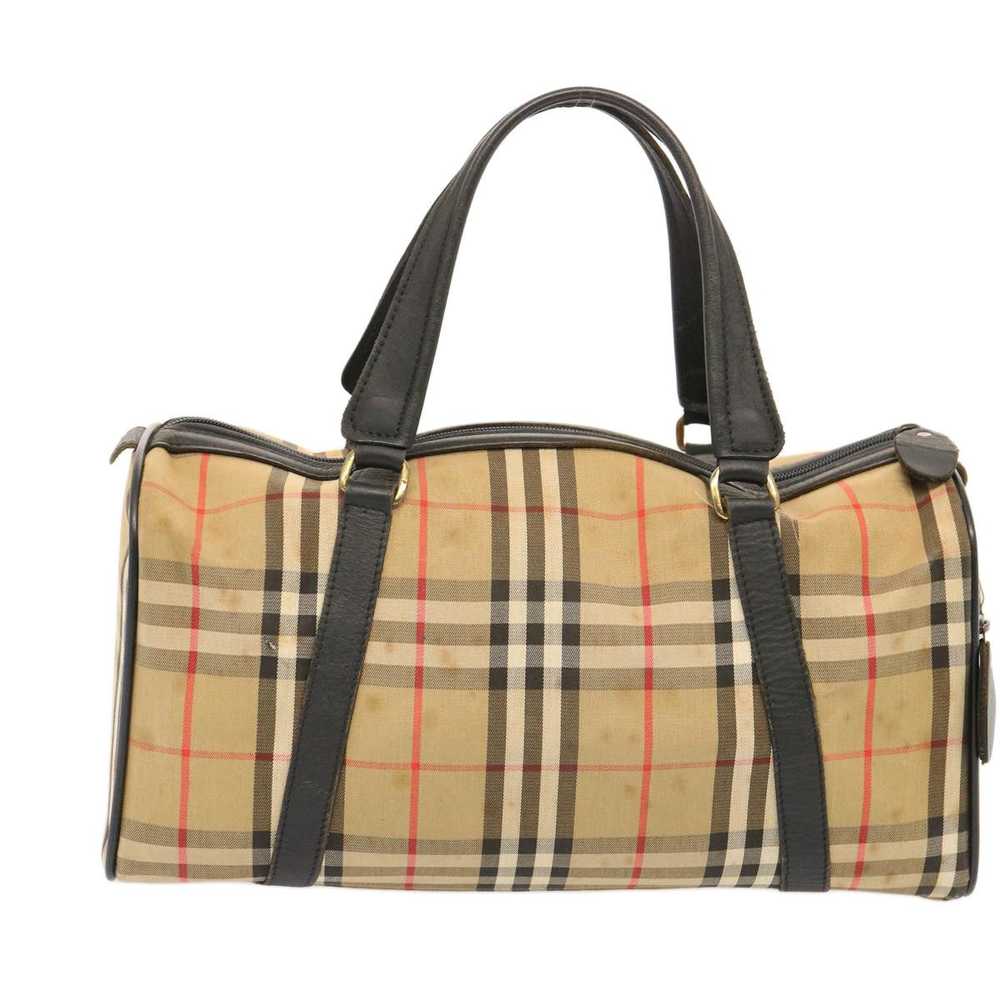 Burberry BURBERRYSs Nova Check Boston Bag Canvas … - image 12