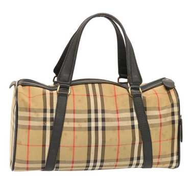 Burberry BURBERRYSs Nova Check Boston Bag Canvas … - image 1