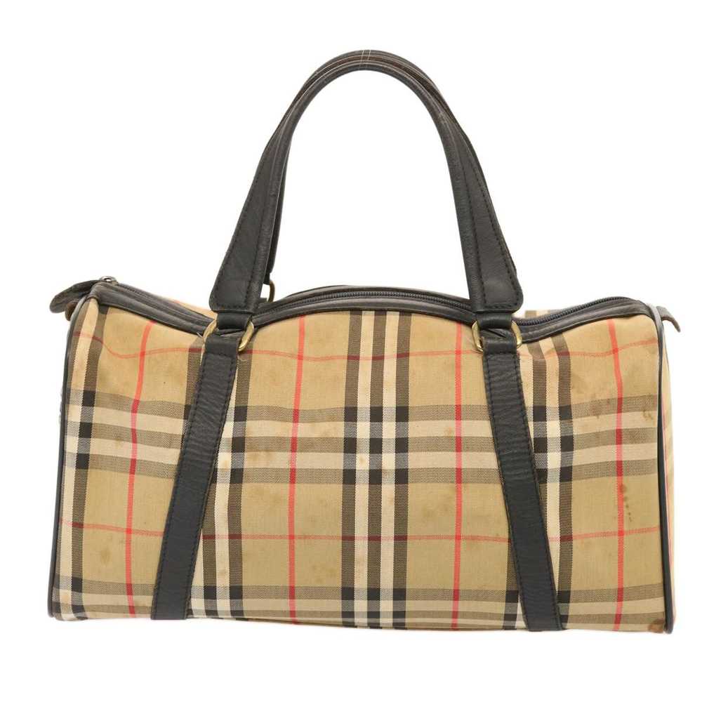 Burberry BURBERRYSs Nova Check Boston Bag Canvas … - image 2