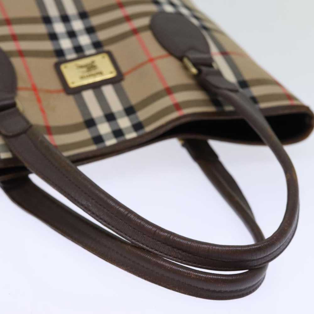 Burberry BURBERRYSs Nova Check Tote Bag Canvas Be… - image 7