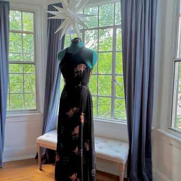 Windsor black floral maxi dress