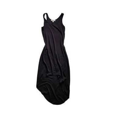 michael kors goth minimalist maxi dress