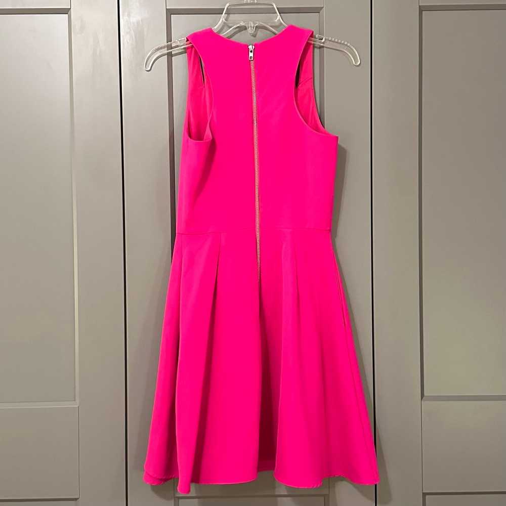 Adelyn Rae Faux Wrap Mini Dress Hot Pink Cut Outs… - image 3