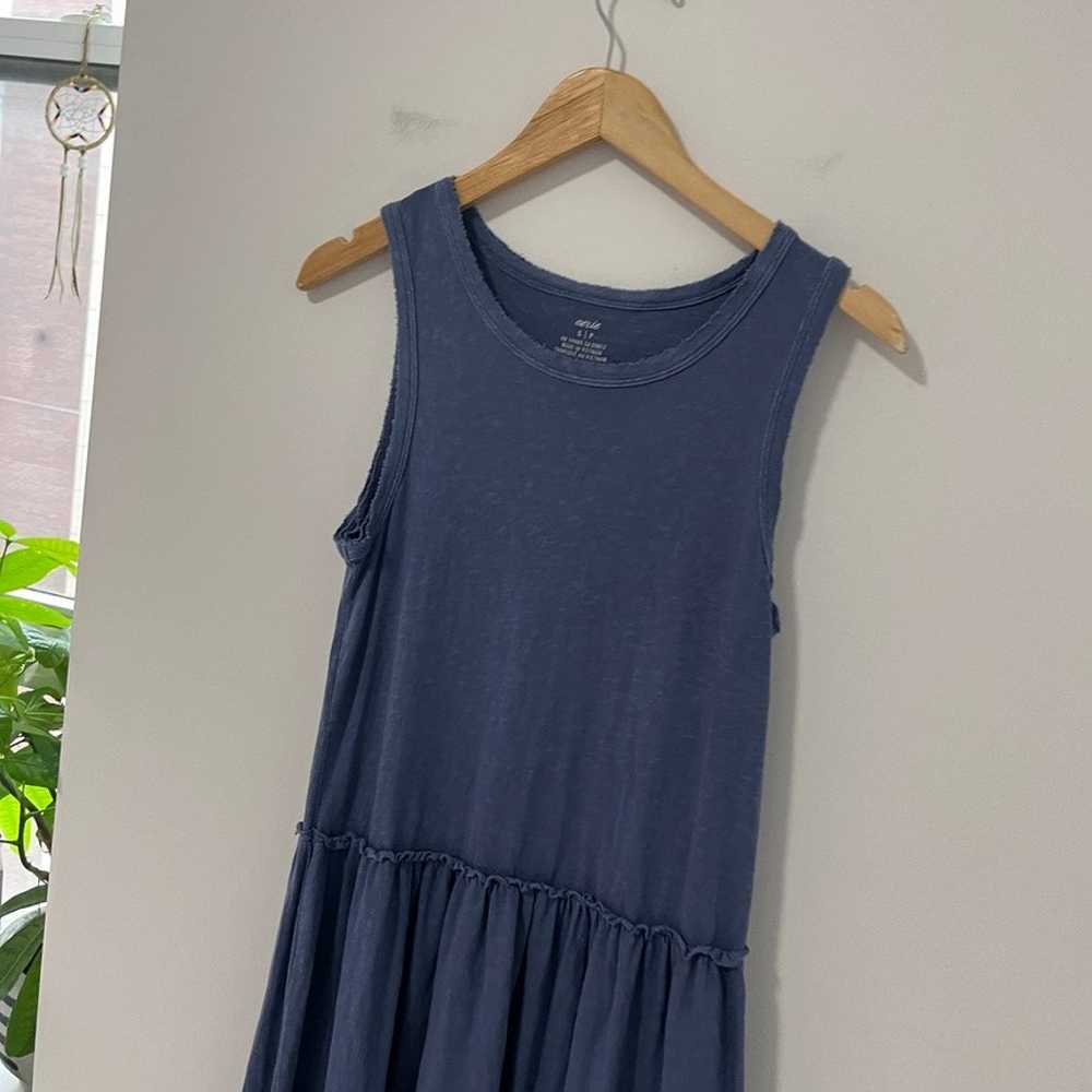 Aerie Blue Maxi Dress Size Small - image 4