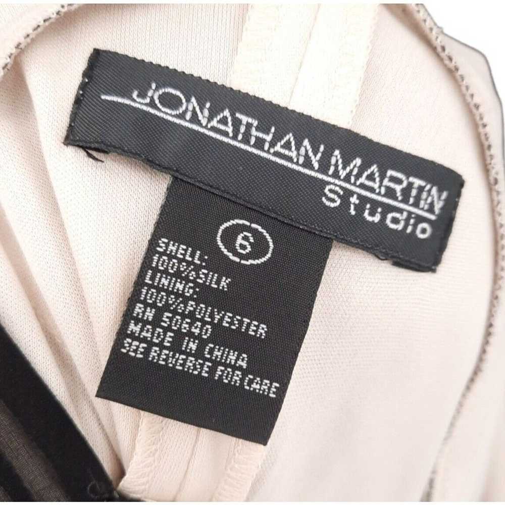 Vintage Y2K 90s Jonathan Martin Silk Slip Dress S… - image 10