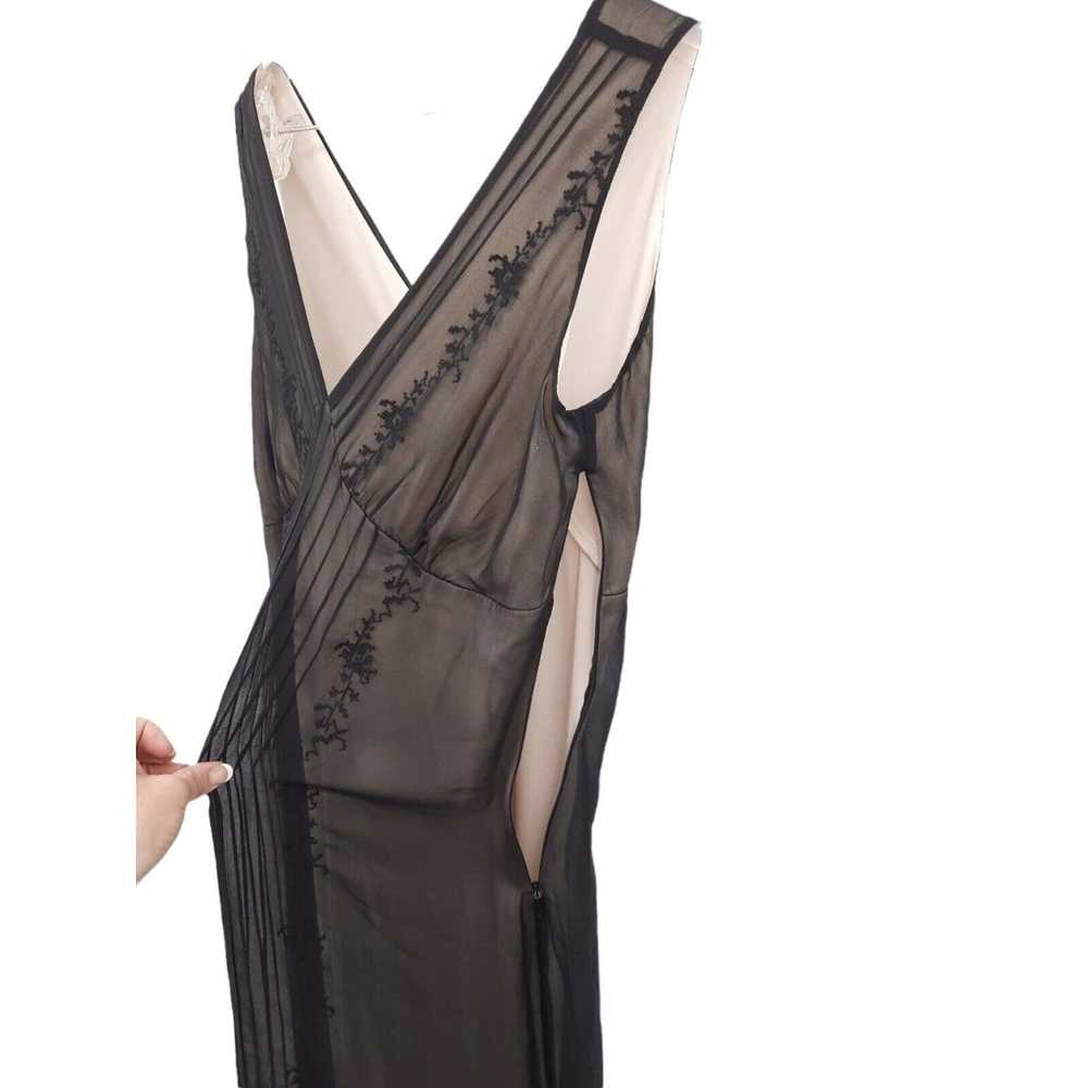 Vintage Y2K 90s Jonathan Martin Silk Slip Dress S… - image 9