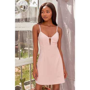 Lulus Blush Pink Sultry Moments Cutout Sleeveless 