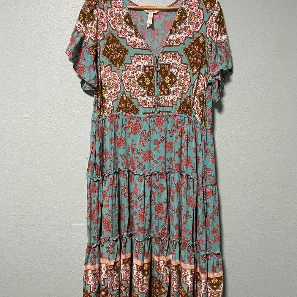 Matilda Jane Women's Floral Boho Dress with Ties … - image 2