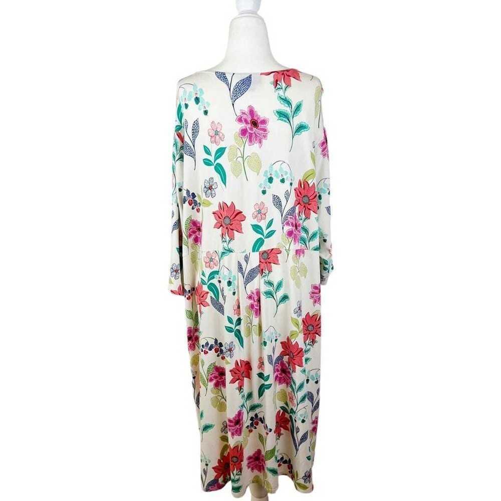 J. Jill Wearever Collection Colorful Floral Dress… - image 3