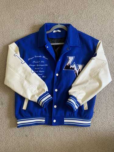 Streetwear Royal blue varsity jacket
