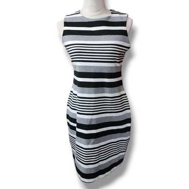 Calvin Klein Striped Sheath Dress