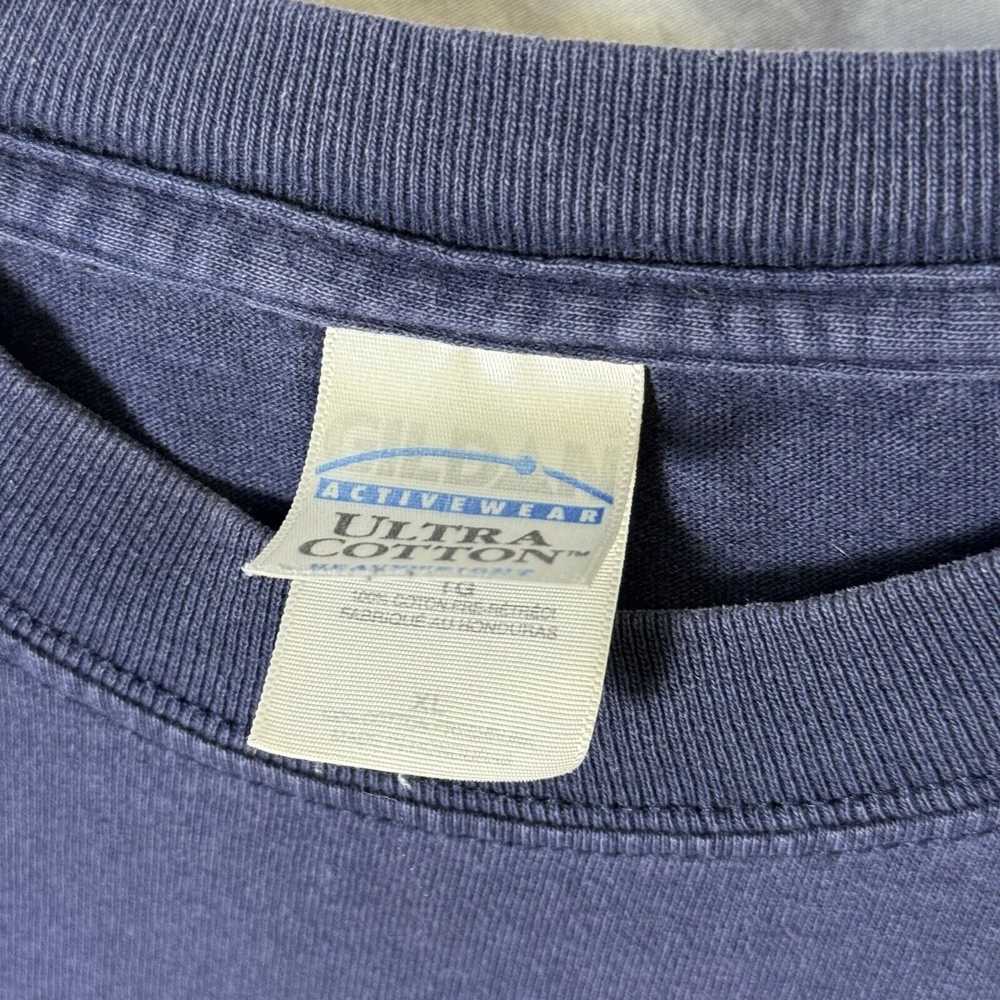 Vintage Vintage FDNY T Shirt Mens XL Blue Long Sl… - image 4