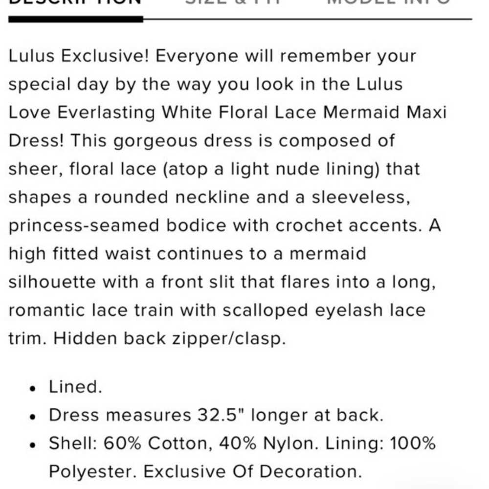 Lulus Love Everlasting wedding gown - image 5