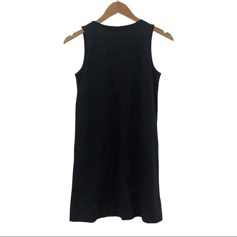 Everlane Black Cotton Tank Dress Size XS - image 4