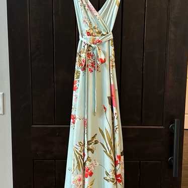Lulus floral maxi dress