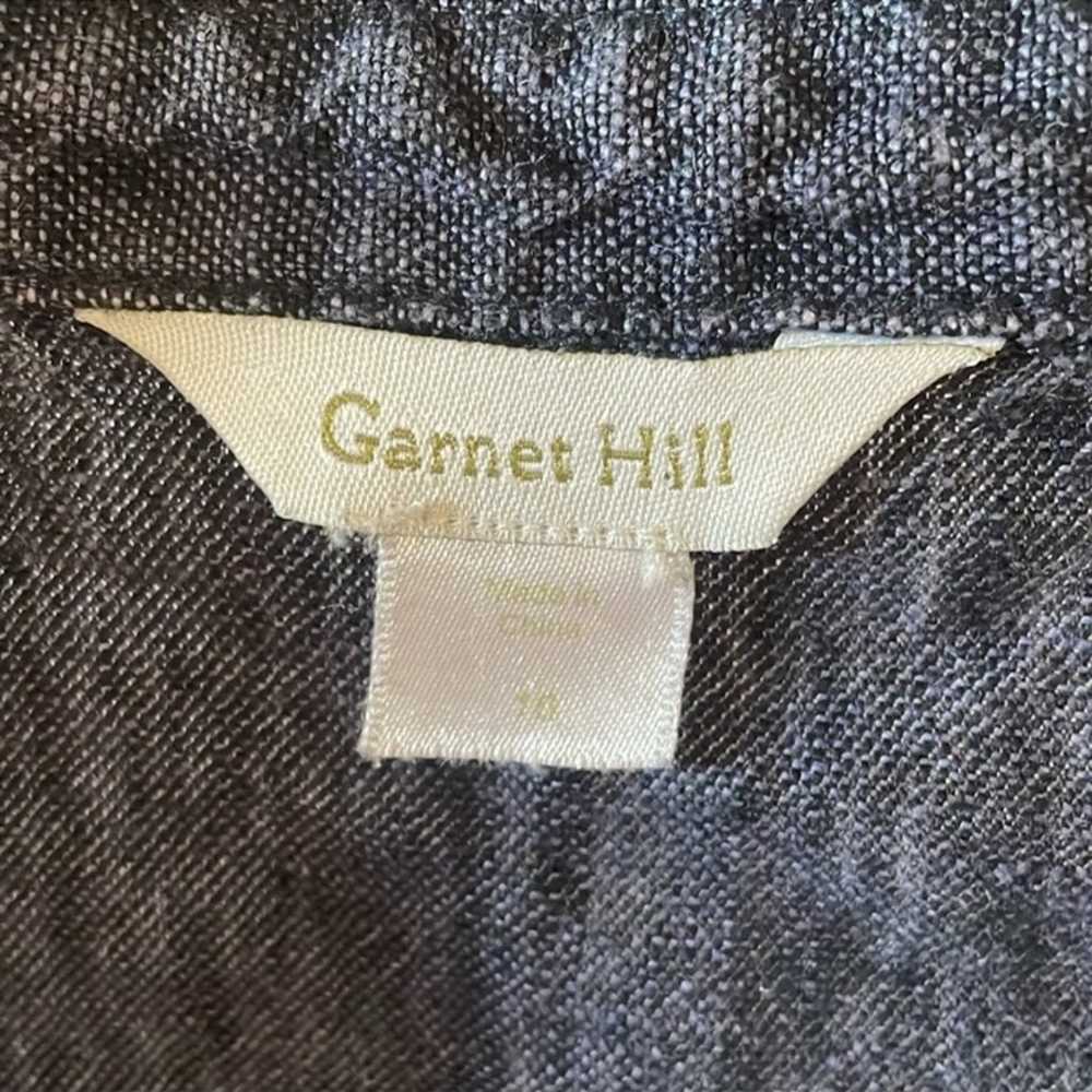 Garnet Hill Linen Shirtdress Chambray Button-down… - image 4