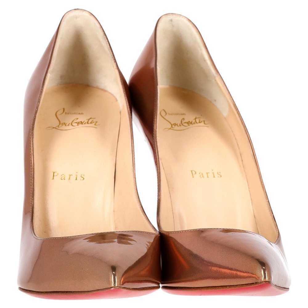 Product Details Christian Louboutin Bronze Metall… - image 3