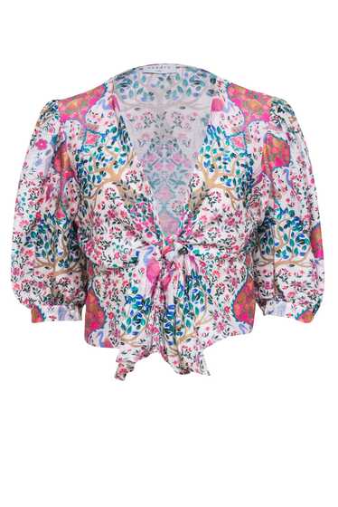 Sandro - Ivory w/ Multicolor Floral Paisley Print 