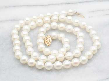 Classic Saltwater Pearl Necklace