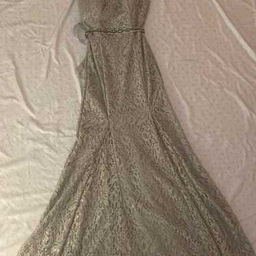 Sequin Hearts Silver Dress