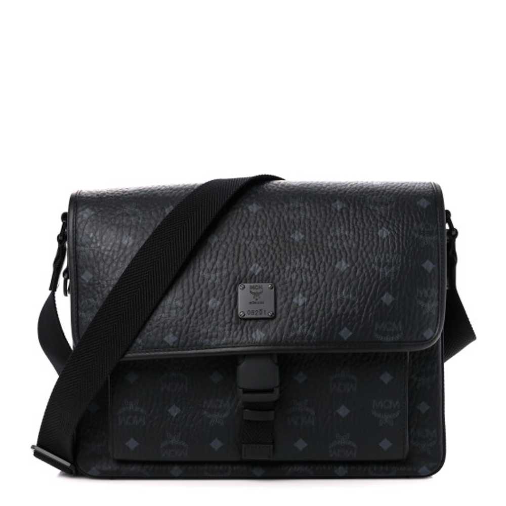 MCM Visetos Medium Klassik Messenger Bag Black - image 1