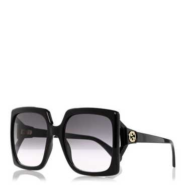 GUCCI Acetate Square Frame Sunglasses GG0876S Blac