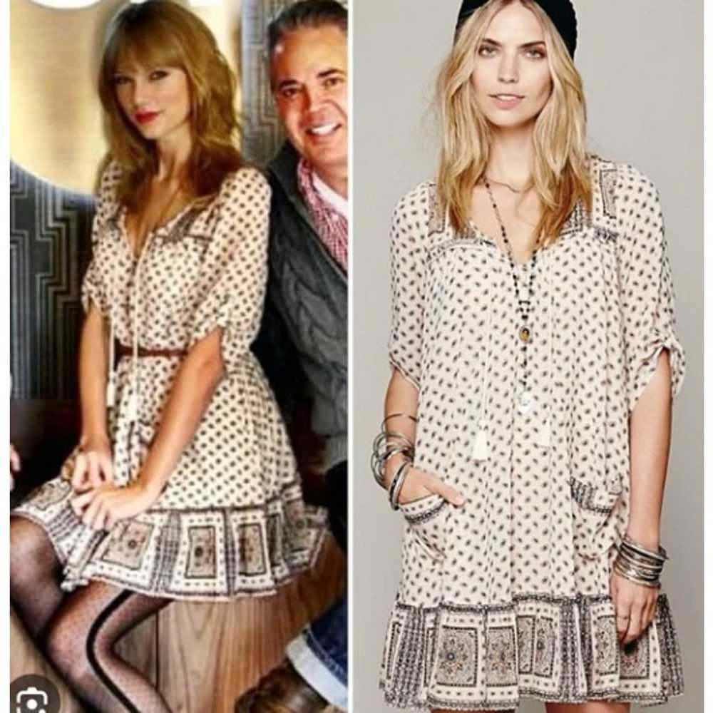 NWOT Free People Penny Lane Taylor dress Cream XS - image 1