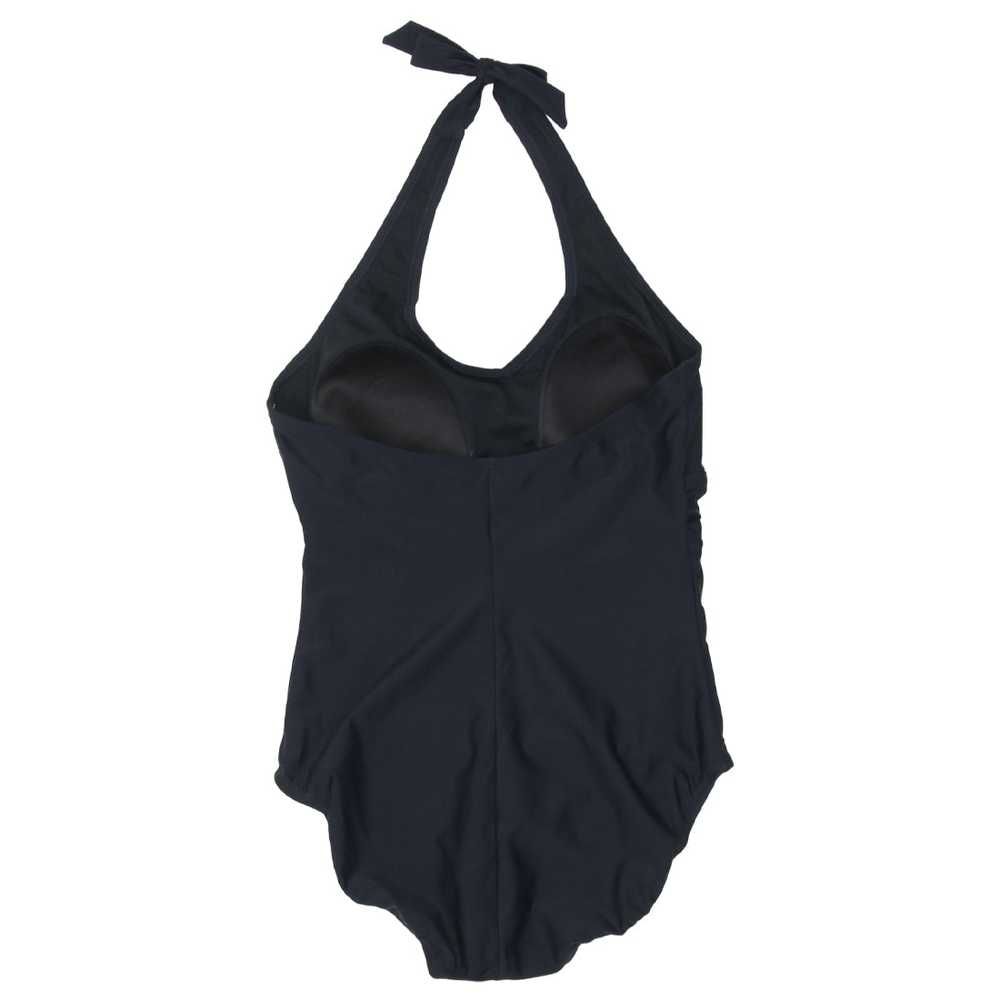 Ladies Speedo Halter Neck Padded Black One Piece … - image 2