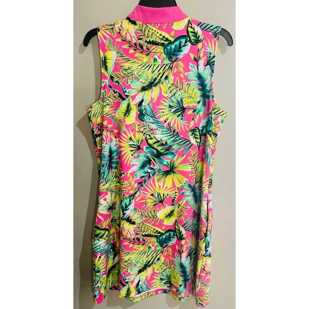 Tommy Bahama Tropical Print Sleeveless Golf Dress… - image 4