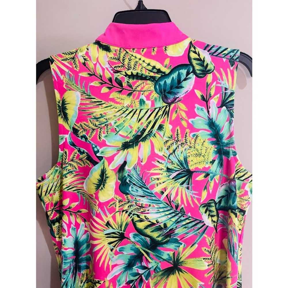 Tommy Bahama Tropical Print Sleeveless Golf Dress… - image 5