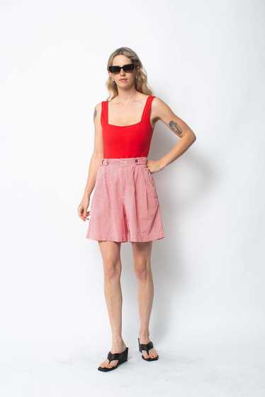 Vintage Shorts - Red Gingham