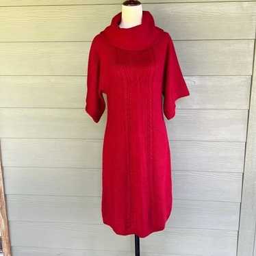 Tahari ASL Wool Blend Sweater Dress