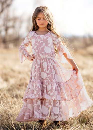 Joyfolie Chandra Dress in Light Pink