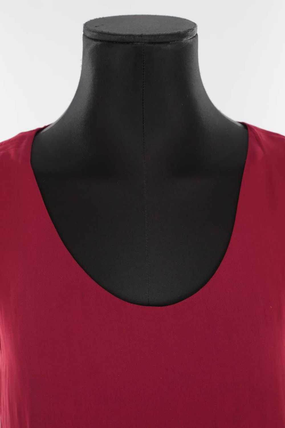 Circular Clothing Top en soie Theory rouge. Matiè… - image 2