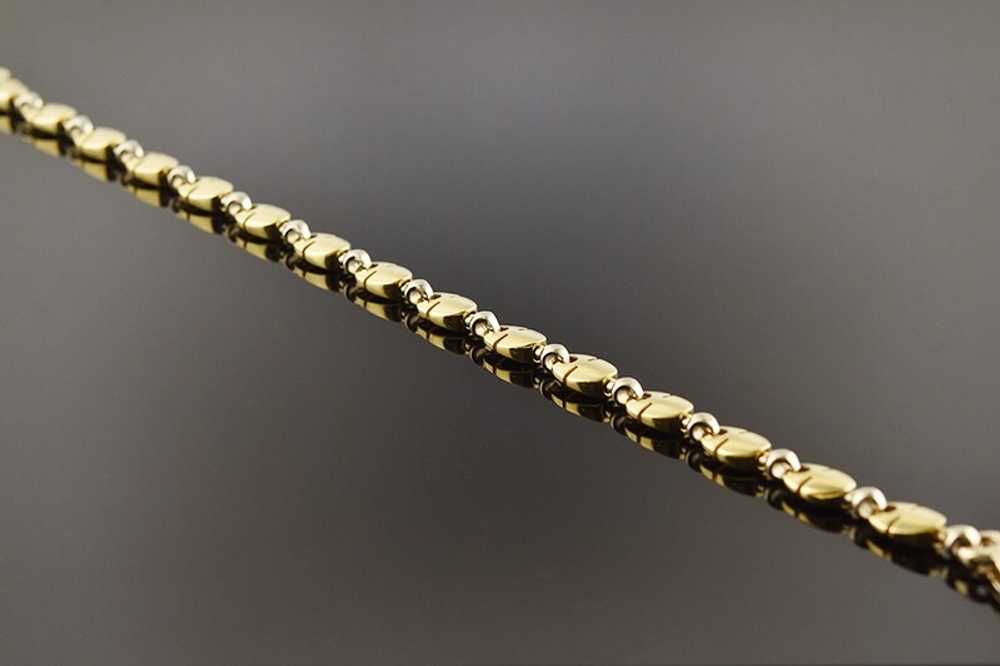 Two Tone Link Bracelet - image 1