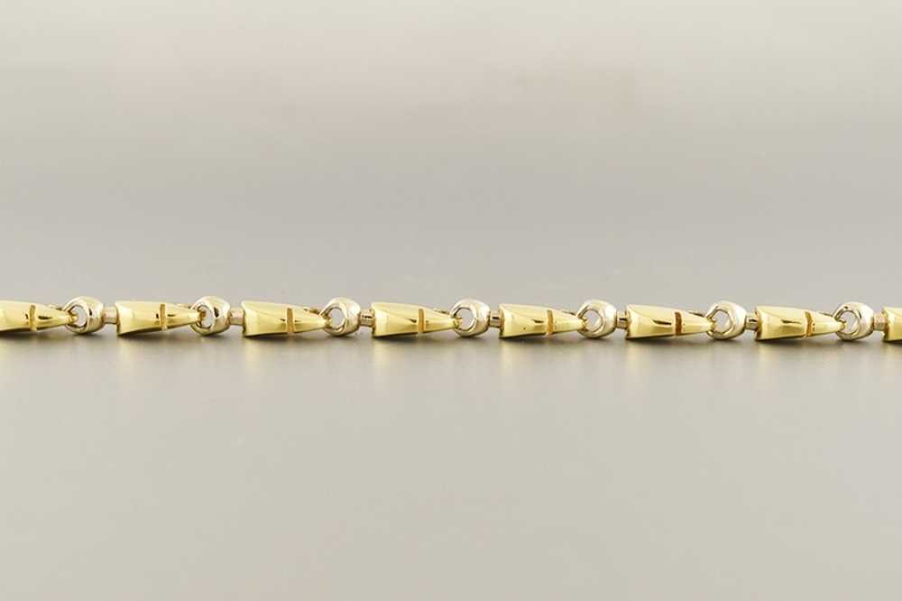 Two Tone Link Bracelet - image 2