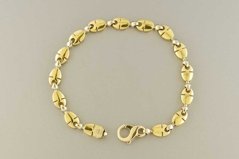 Two Tone Link Bracelet - image 5