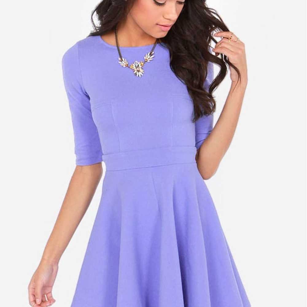 Lulus Just a Twirl Lavender Dress - image 2