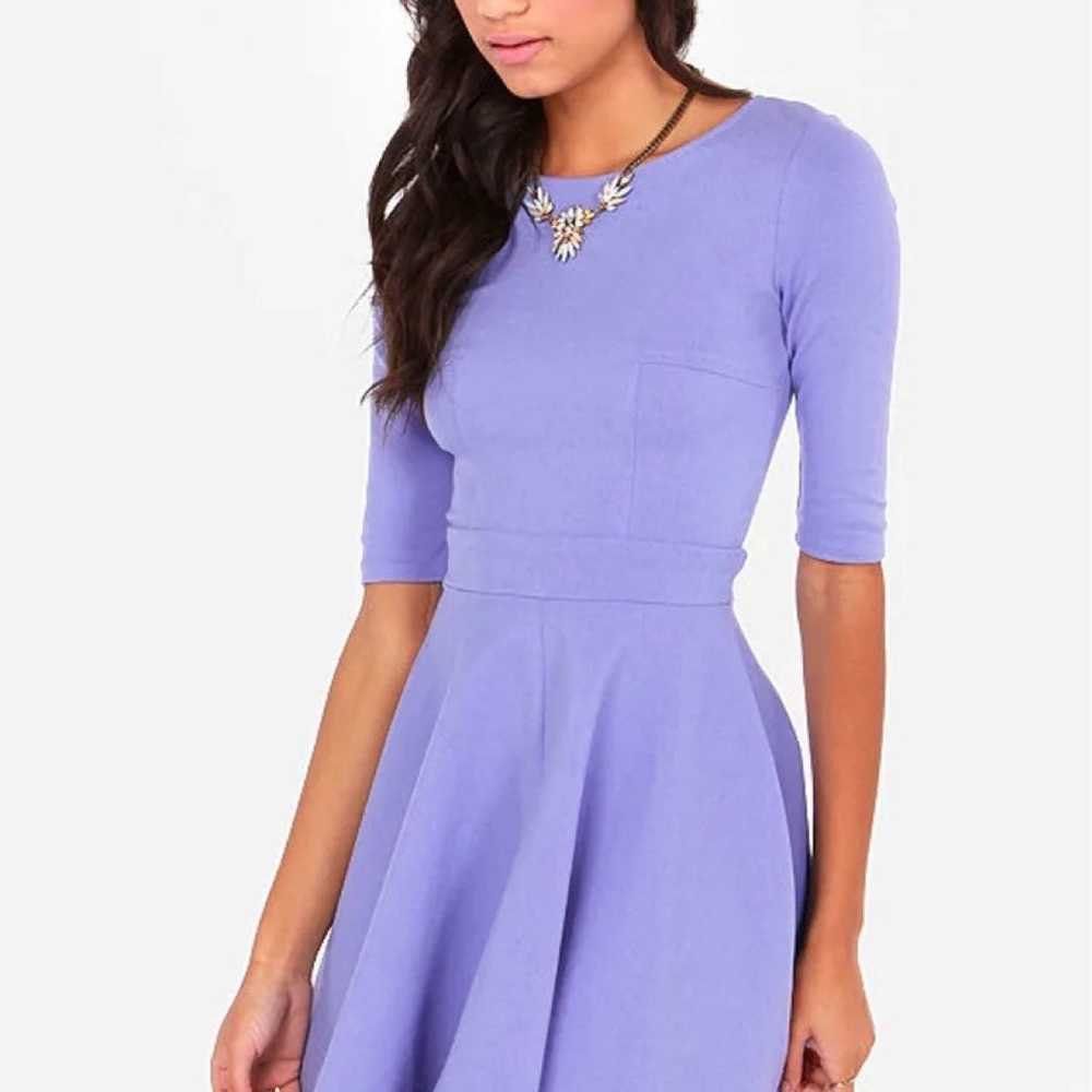 Lulus Just a Twirl Lavender Dress - image 3