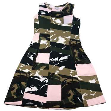 Kenzo Paris camo /pink block dress small