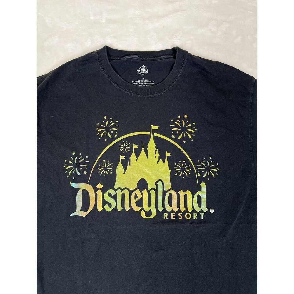 Disney Disneyland Resort T-Shirt Metallic Rainbow… - image 2