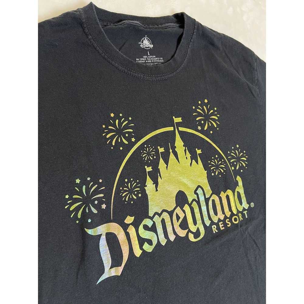 Disney Disneyland Resort T-Shirt Metallic Rainbow… - image 3