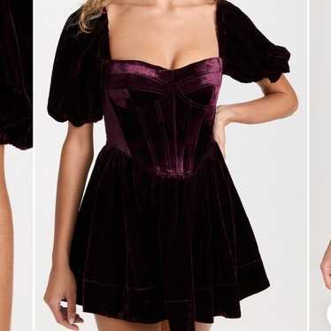 BARDOT Velvet Mini Dress - image 1