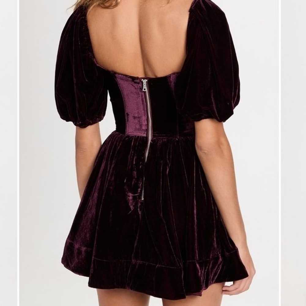 BARDOT Velvet Mini Dress - image 3