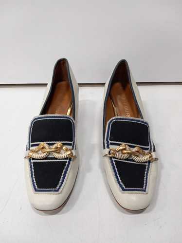 Tory Burch Women's White & Blue Shoes Size 11M