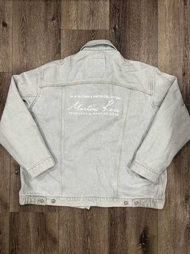 Martine Rose Martin’s Rose Logo Denim Jacket sz. M