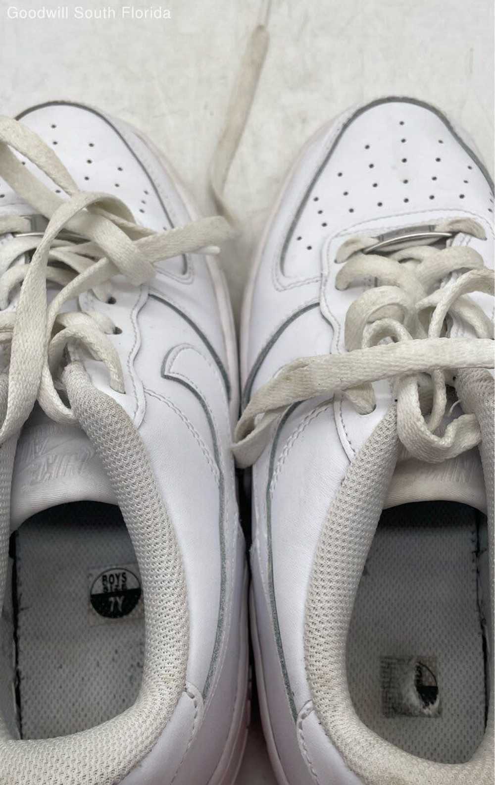 Nike Boys White Sneakers Size 7Y - image 3