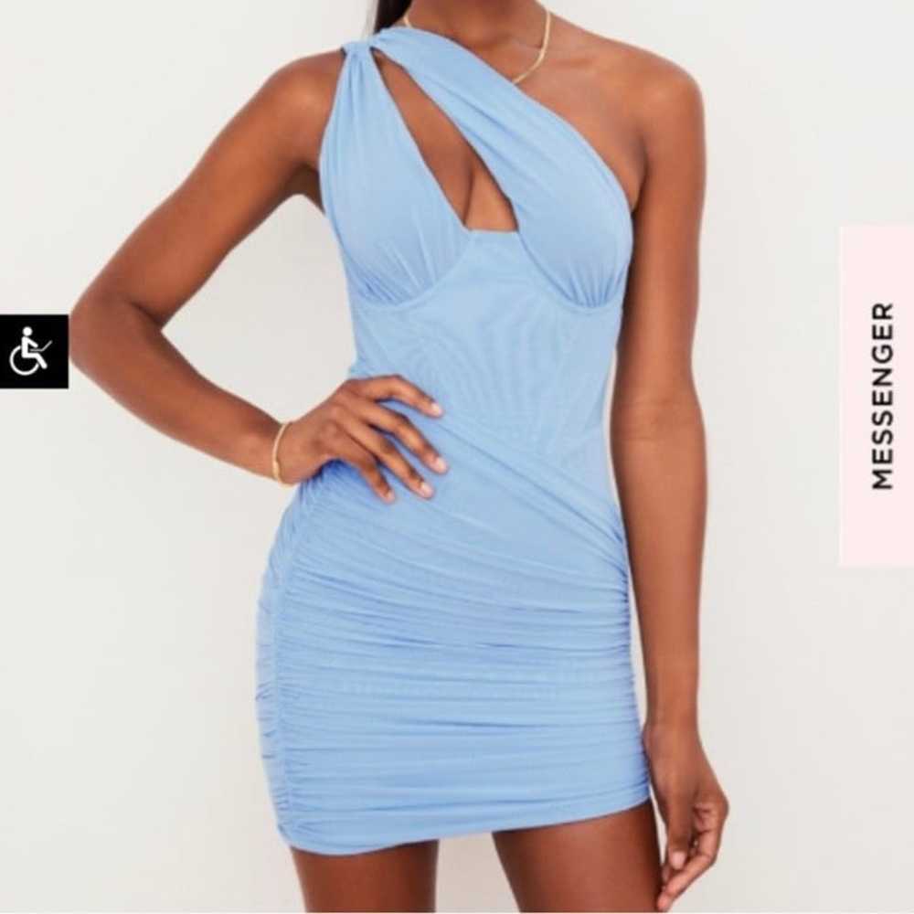 House of CB baby blue cut out mini dress ‘Clement… - image 3