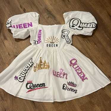 Queen of Sparkles White Queen Dress