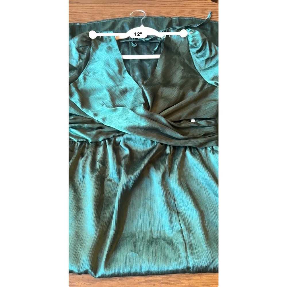 RAHI Leila Luster Long Sleeve Midi Dress - Deep J… - image 6